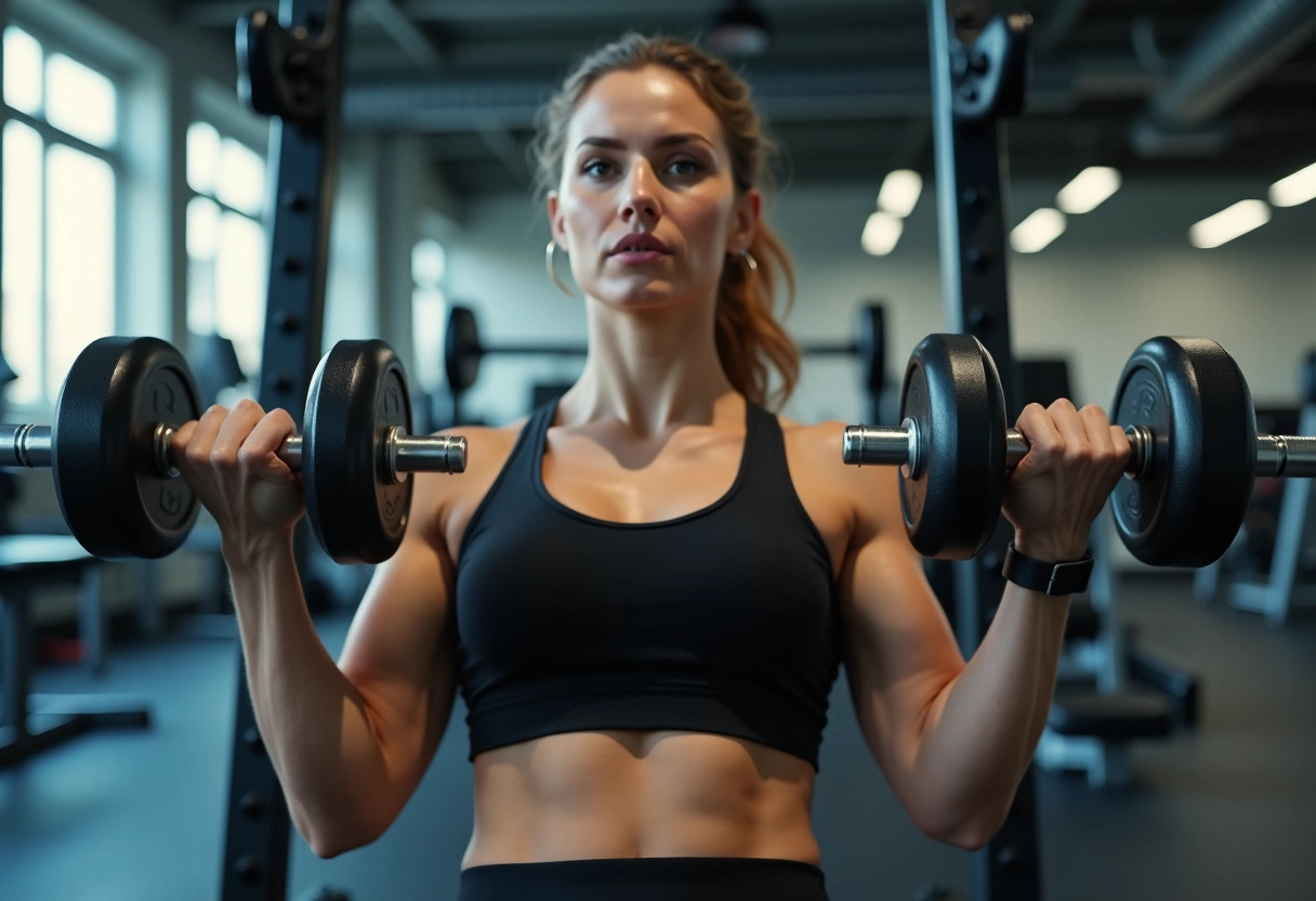 écarté couché  musculation